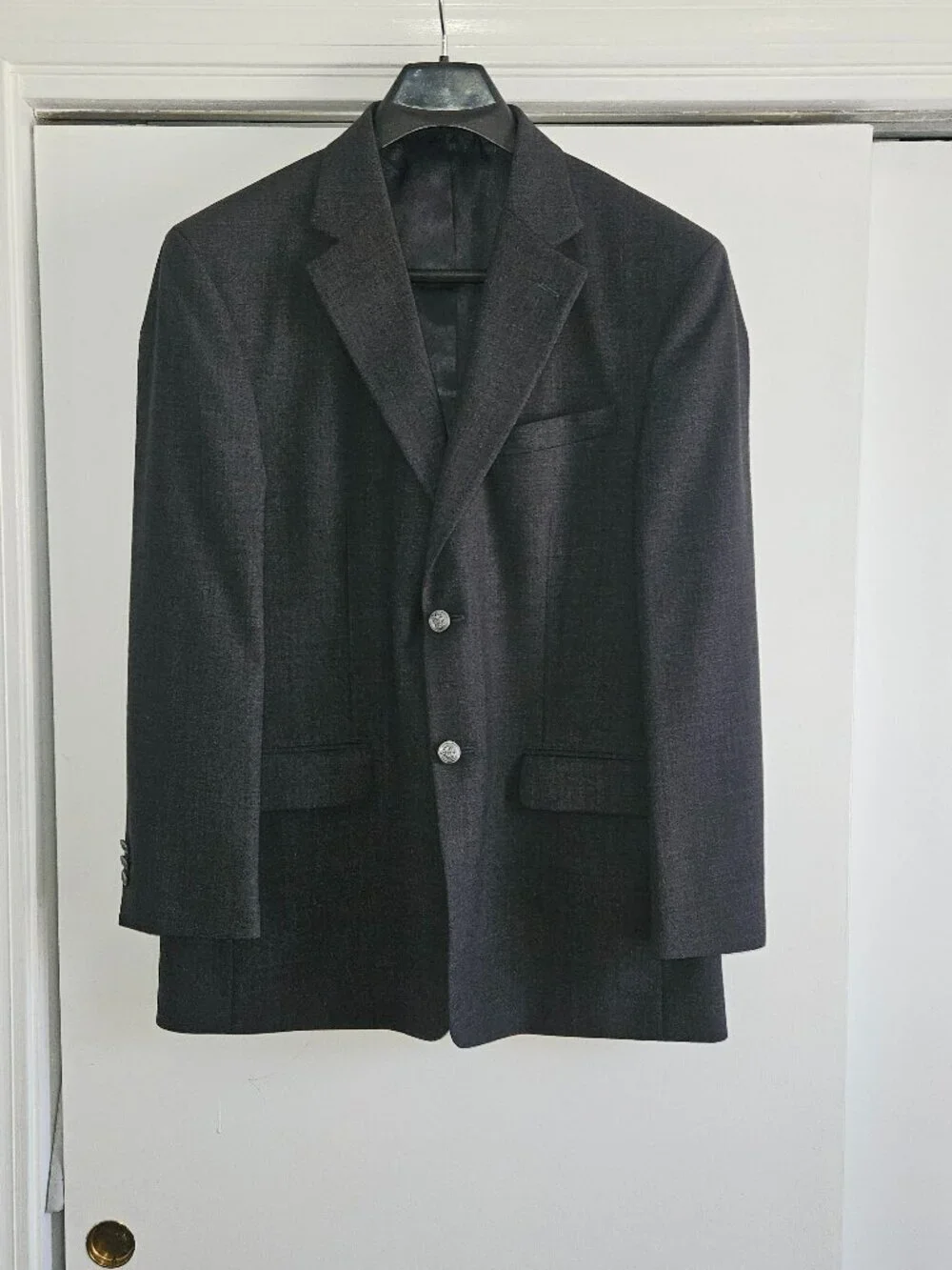 Stafford Gray 2-Button 42R Sport Coat